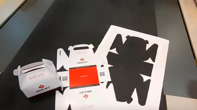 Изготовление картонной коробки на SINAJET DF-MT